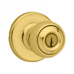 Kwikset 400P US3 Polo Entry in Polished Brass