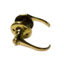 Kwikset 300PL US3 2-3/8 Portico Privacy in Polished Brass