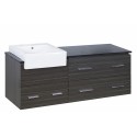 American Imaginations AI-1610 Plywood-Melamine Vanity Set In Dawn Grey