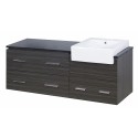 American Imaginations AI-1621 Plywood-Melamine Vanity Set In Dawn Grey