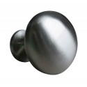 American Imaginations AI-378 AI-378 1.25-in.W Round Brass Cabinet Knob, Brushed Nickel