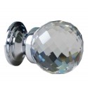 American Imaginations AI-559 1.25-in.W Round Brass Cabinet Knob, Chrome