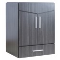 American imaginations AI-18119 23-in. W x 18-in. D Modern Wall Mount Plywood-Melamine Vanity Base Only In Dawn Grey