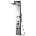 American imaginations AI-11042 Rectangle Wall Mount CUPC Approved Stainless Steel Shower Panel In Chrome Color