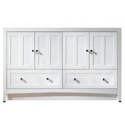American imaginations AI-17477 Modern Plywood-Veneer Vanity Base Set Only In White