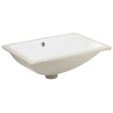 American imaginations AI-176 20.75-in. W x 14.35-in. D Rectangle Undermount Sink In White Color