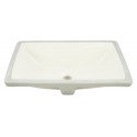 American imaginations AI-361 20.75-in. W x 14.35-in. D Rectangle Undermount Sink In Biscuit Color