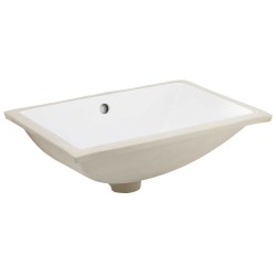 American imaginations AI-18116 20.75-in. W x 14.35-in. D CSA Certified Rectangle Undermount Sink In White Color