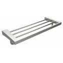 American imaginations AI-3058 24-in. Multi-rod Towel Rack In Chrome