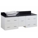 American Imaginations AI-1517 Plywood-Veneer Vanity Set In White