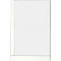 American Imaginations AI-649 23.5-in. W x 35.5-in. H Modern Plywood-Veneer Wood Mirror In White