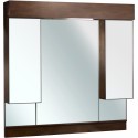 American Imaginations AI-147 45.5-in. W x 43-in. H Transitional Birch Wood-Veneer Wood Mirror In Antique Cherry