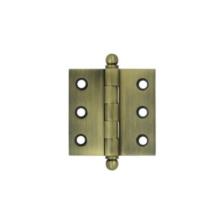 Deltana CH2020 2" x 2" Cabinet Hinge w/ Ball Tip, Pair