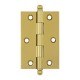 Deltana CH3020 3" x 2" Cabinet Hinge w/ Ball Tip, Pair