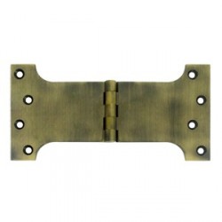 Deltana DSPA4080 4" x 8" Parliament Hinge, Solid Brass, Pair