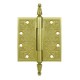 Deltana DSBP45 4-1/2" x 4-1/2" Square Ornate Hinge, Pair