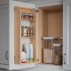 Hardware Resources Spice Rack for Wall Cabinet 