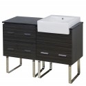 American Imaginations AI-1572 Plywood-Melamine Vanity Set In Dawn Grey