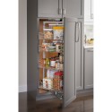 Hardware Resources CPSO12 Series Chrome Pantry Pullout with Swingout Feature and Soft-close Slides