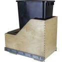 Hardware Resources CAN-WBMS50B CAN-WBMS50 Preassembled 50 Quart Waste Container System w/ Baltic Birch Plywood