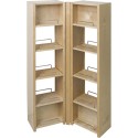 Hardware Resources PSO45 Pantry Swing Out Cabinet, 12" x 8" x 45-5/8