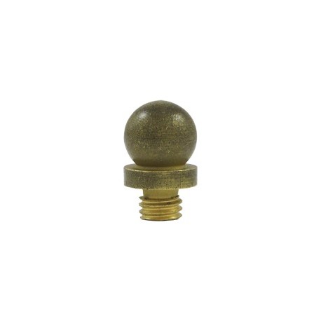 Deltana DSBT DSBT10WL Ball Tip, Distressed, Solid Brass