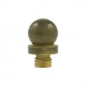 Deltana DSBT DSBT10BD Ball Tip, Distressed, Solid Brass