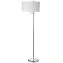 Dainolite 156F Adjustable Floor Lamp, Polished Chrome, White Shade