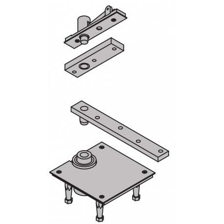 Ives 7256 1-1/2" Pivot - Center Hung