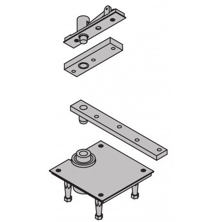 Ives 7256 1-1/2" Pivot - Center Hung