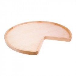 Hardware Resources LSK32 Kidney Wooden Lazy Susan (32 Inches)