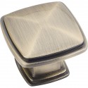 Jeffrey Alexander 1091 Series Milan 1-3/16" Zinc Diecast Plain Square Cabinet Knob