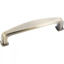 Jeffrey Alexander 1092 Series Milan 4 1/4" Overall Length Plain Square Cabinet Pull