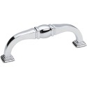 Jeffrey Alexander 188-96SN 188 Series Katharine 4-3/8" Overall Length Cabinet Pull
