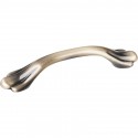 Elements Kingsport, 3208PC Gatsby 3208 Series 4-1/4" Overall Length Zinc Footed Cabinet Pull