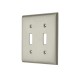 Deltana SWP4761 SWP4761CR003 Switch Plate, Double Standard
