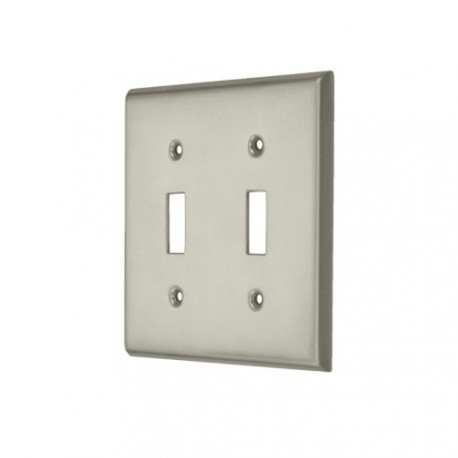 Deltana SWP4761 SWP4761CR003 Switch Plate, Double Standard