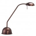 Dainolite DLHA730 Adjustable Gooseneck Desk Lamp, Satin Chrome Finish