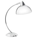 Dainolite DM255 Table Lamp, Polished Chrome, Steel Shade