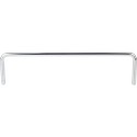 Hardware Resources RAIL Metal Shelf Rail, Height-1 3/4", Diameter-6 mm, Polished Chrome