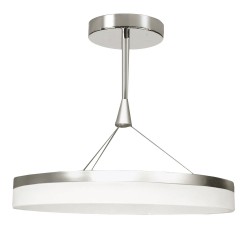 Dainolite KEP 40W LED Circular Pendant, Frosted White Diffuser