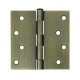 Deltana S44-R S44U15A-R 4" x 4" Square Hinge, Steel, Pair