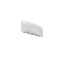 Dainolite V034 Vanity Fixture, Satin Chrome Finish, Clear Frosted Glass w/ Frosted Bottom Diffuser