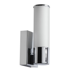 Dainolite VLD 1 Light LED Wall Sconce, White Frosted Glass