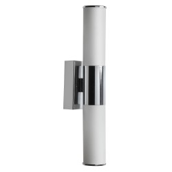 Dainolite VLD 2 Light LED Wall Sconce, White Frosted Glass