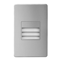 Dainolite DLEDW Rectangle Indoor / Outdoor 3W LED Wall Light with Louver
