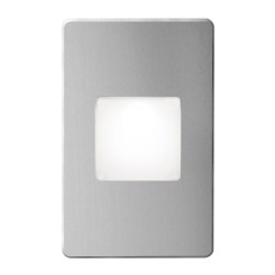 Dainolite DLEDW Rectangle Indoor / Outdoor 3W LED Wall Light with White Lens