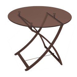Dainolite GCT 32" Coffee Table, Oil Brushed Bronze, Bronze Glass