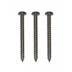 Bobrick 252-30 Mounting Kit ? 3 Round-Head Sheet-Metal Screws, 1 Required for Each Flange