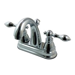 Kingston Brass FS561 Americana Two Handle Centerset Lavatory Faucet w/ Retail Pop-up